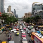 Crossing a Busy Bangkok Street