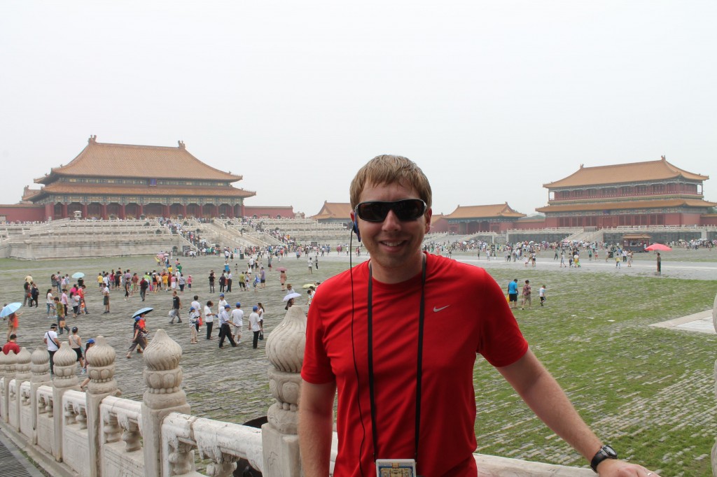 John at the Forbidden City