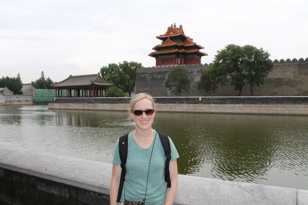 Along the Moat Outside of the Forbidden City