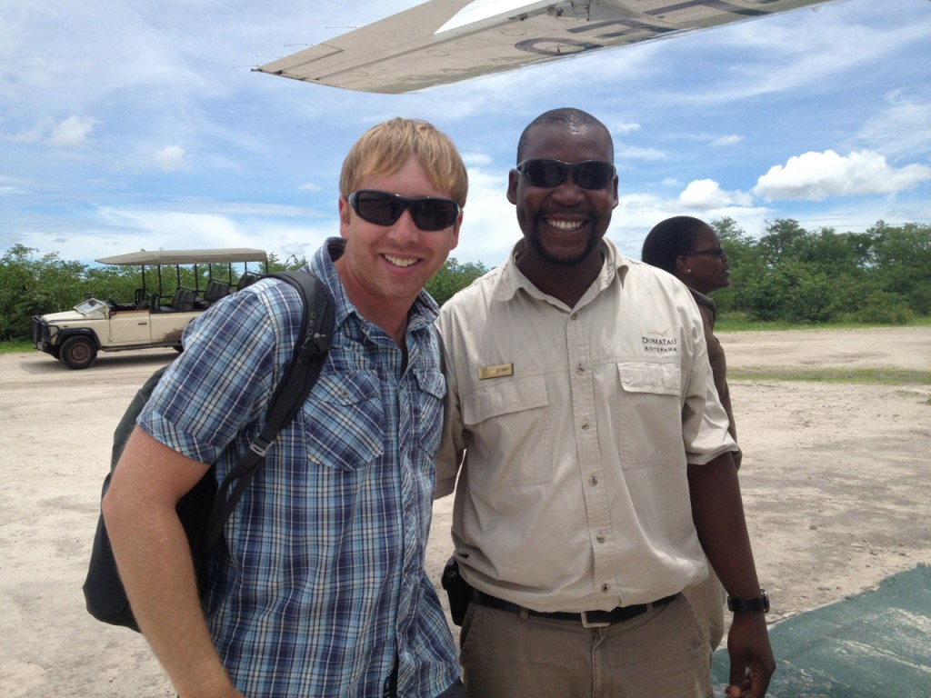 John with our Duma Tau guide, Bobby